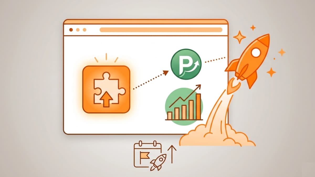 Chrome extension launching on Product Hunt with upvotes