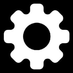 A gear icon